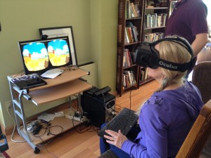 Valibrarian tries Oculus Rift